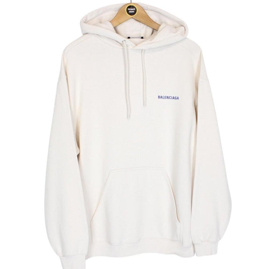 Balenciaga Logo Print Hoodie XS