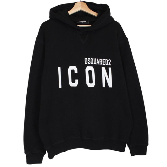 Dsquared2 Icon Logo Print Hoodie Large