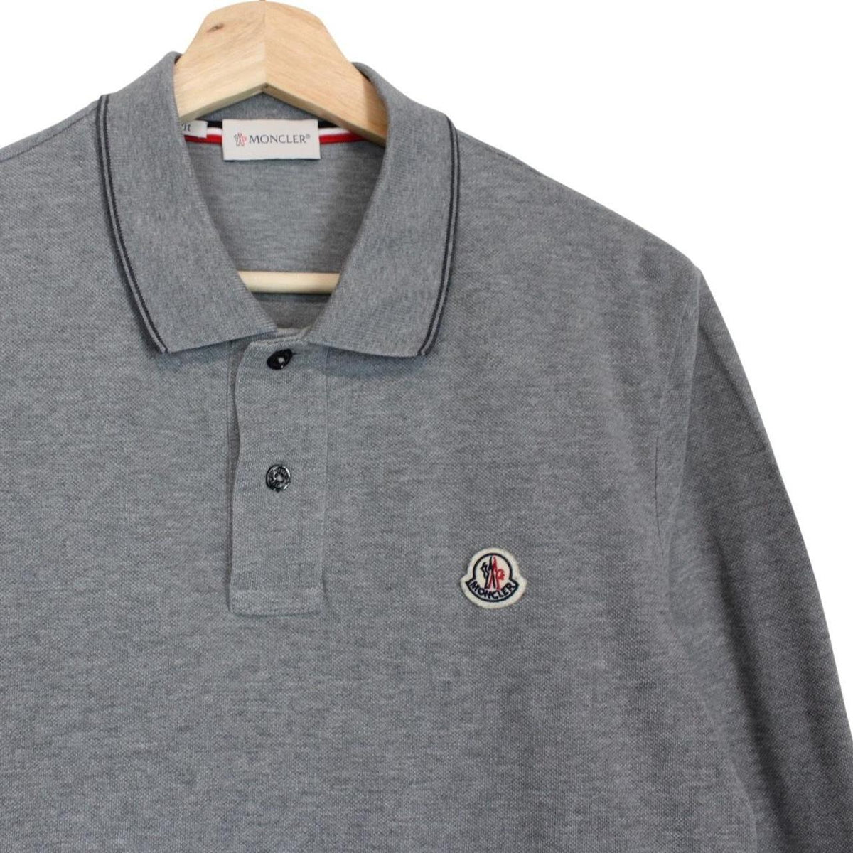 Moncler Maglia Manica Lunga Polo Shirt Small