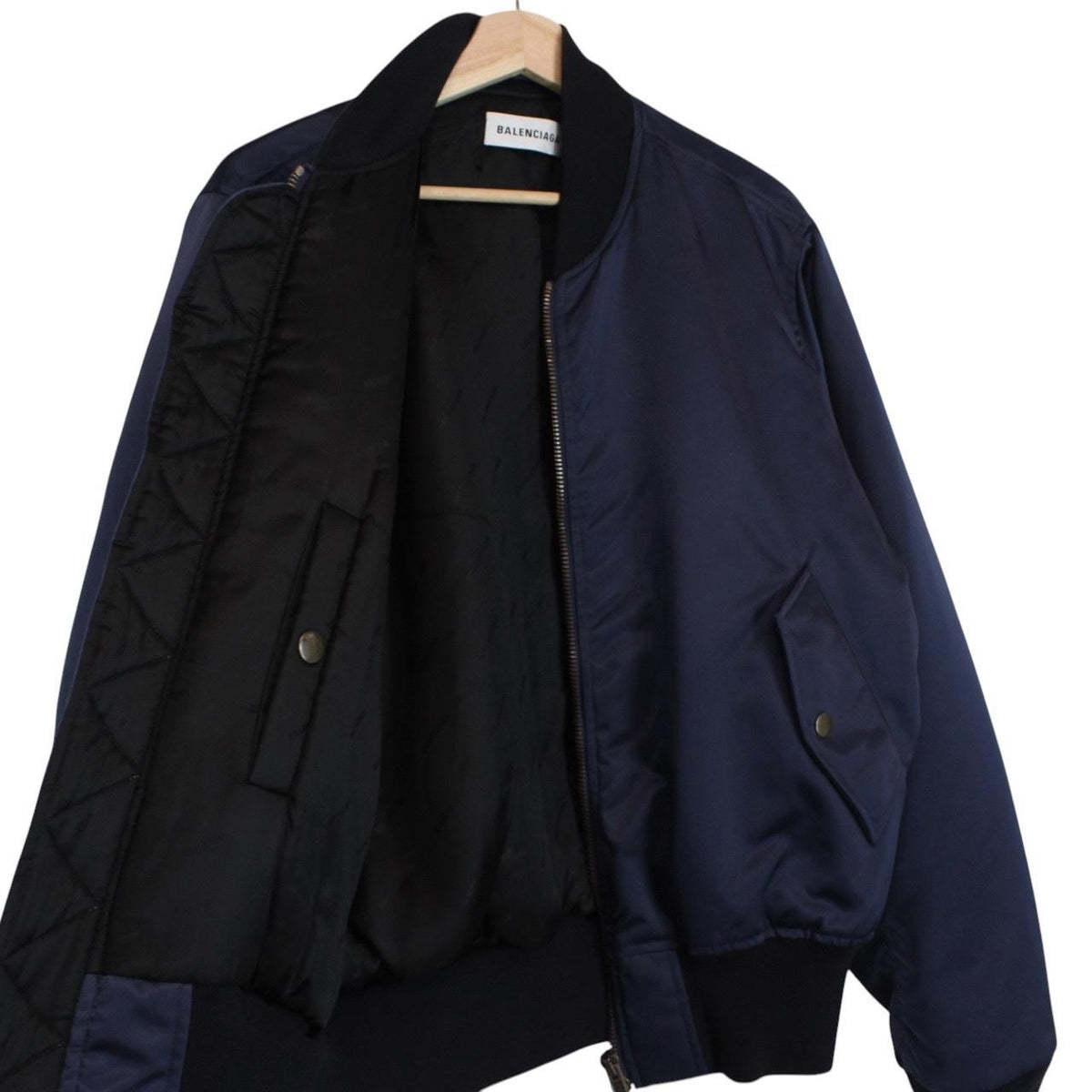 Balenciaga Campaign Logo Bomber Jacket Small