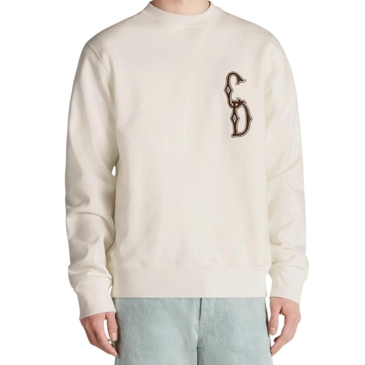 Dior CD Interwoven Embroidered Sweatshirt Large