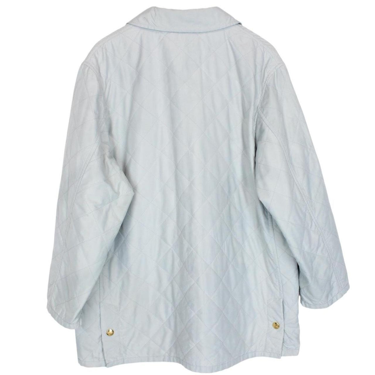 Vintage 90s Burberry Diamond Quilted Jacket XL