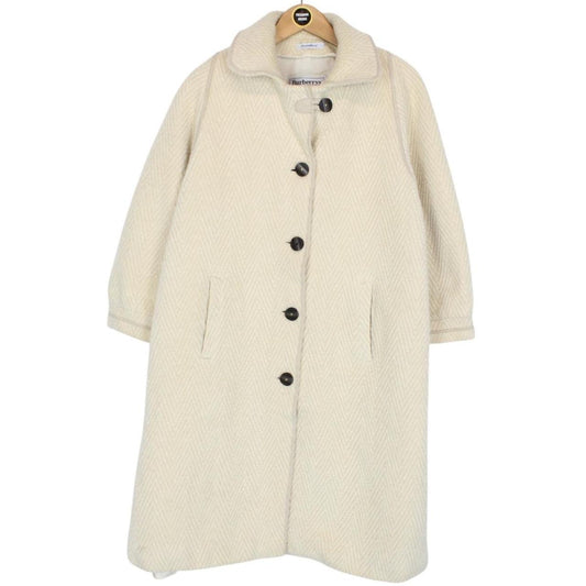Vintage 80s Burberry Wool Coat Small