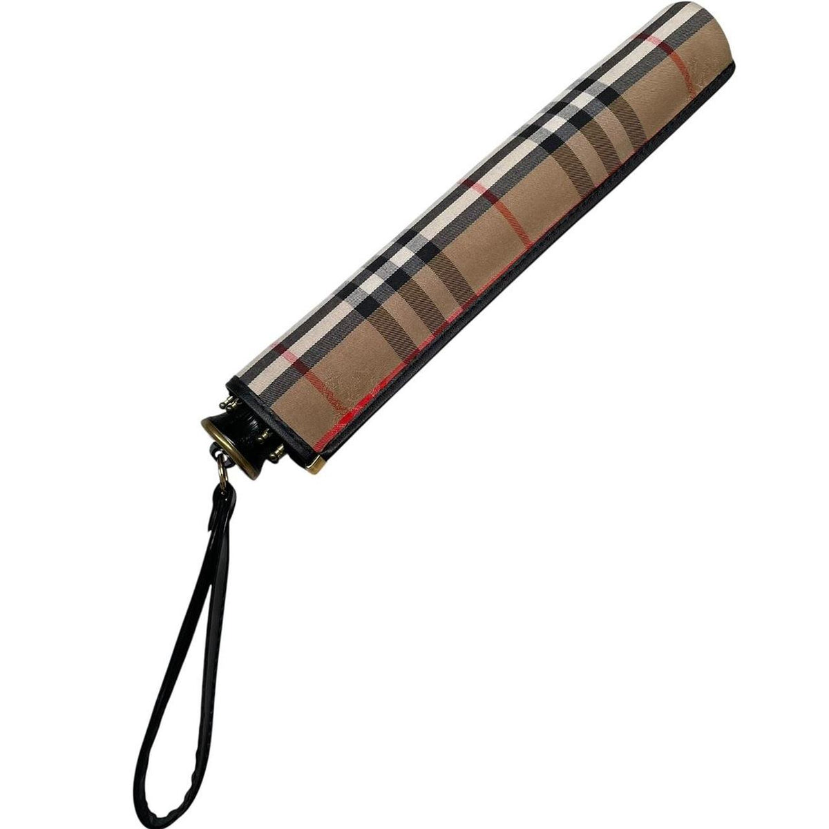 Vintage 80s Burberry Umbrella with Nova Check Cover