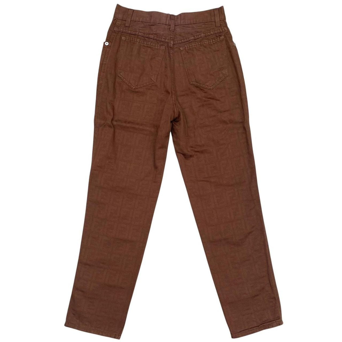 Vintage 90s Fendi Zucca Monogram Trousers Medium