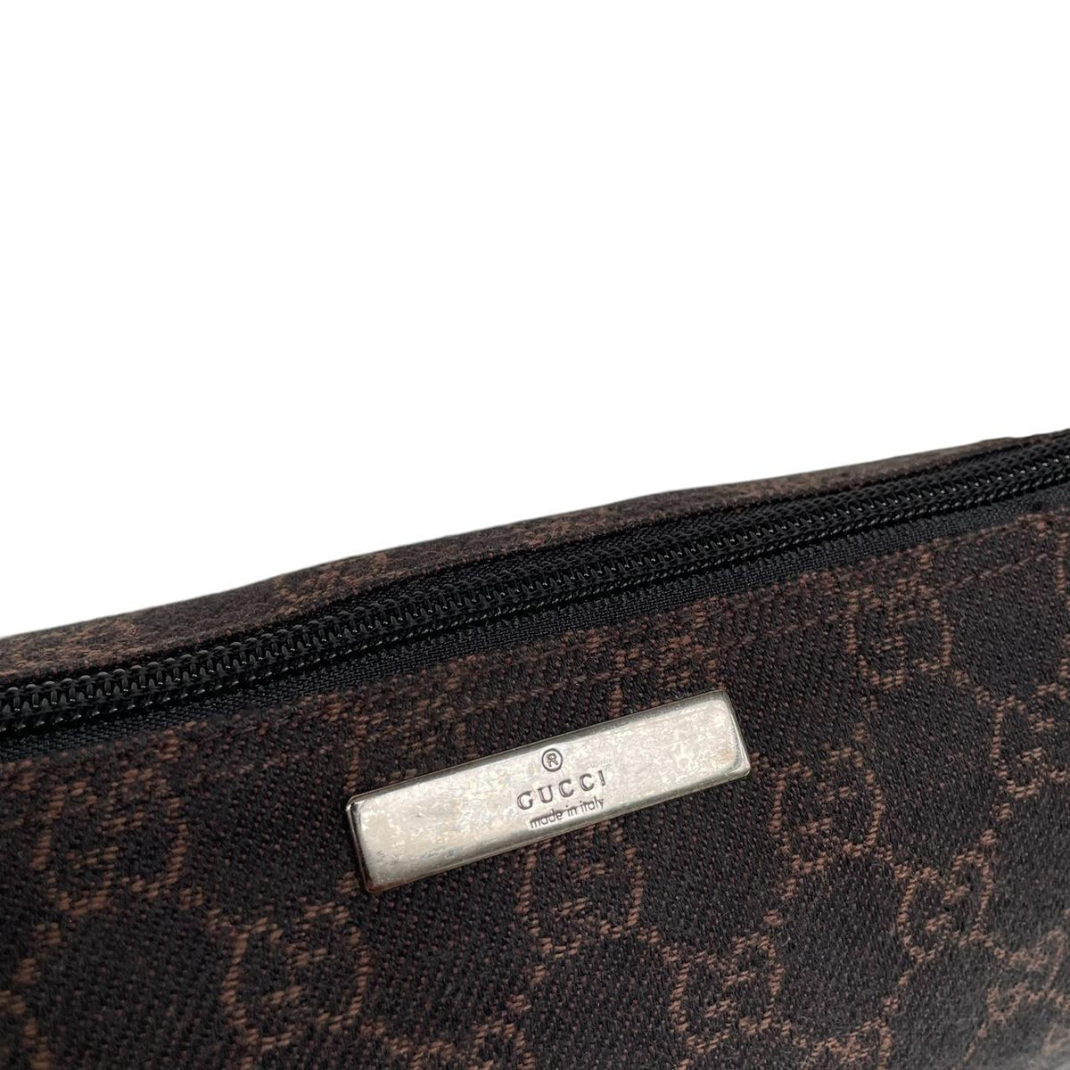 Gucci GG Monogram Canvas Mini Boat Pochette Bag