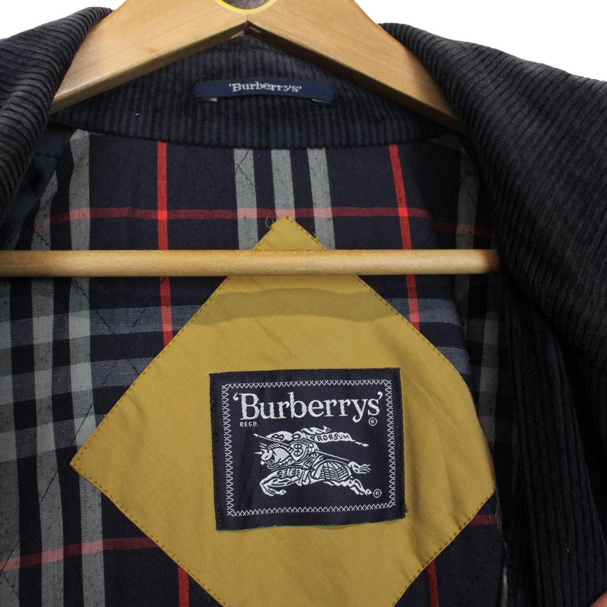 Vintage 90s Burberry Quilted Coat XXL
