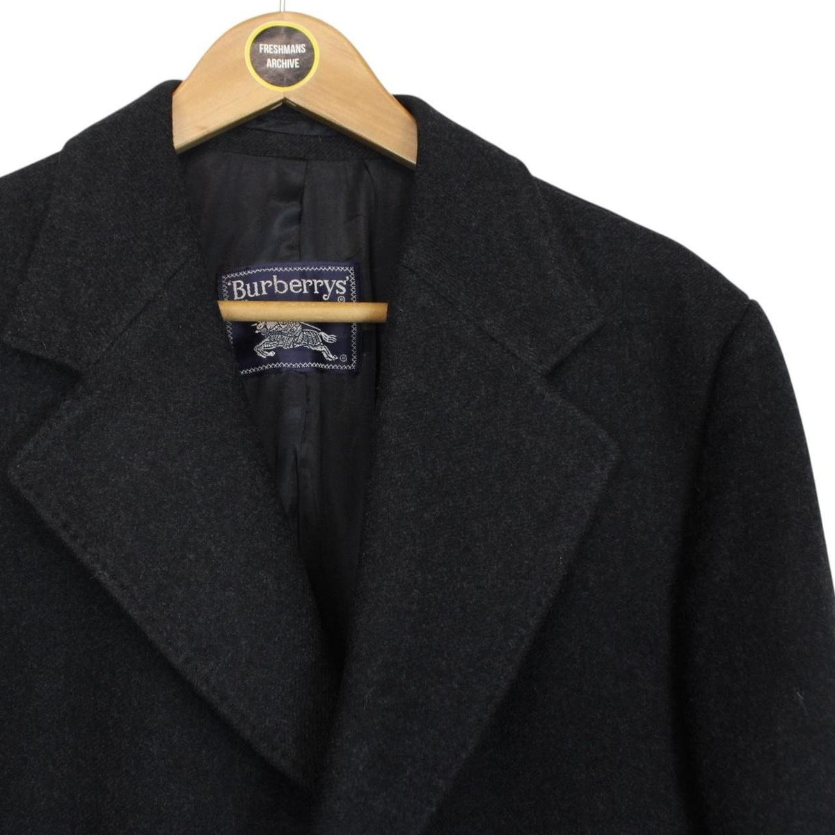 Vintage Burberry Wool Overcoat Large