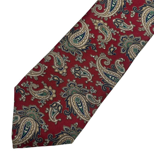 Vintage Givenchy Paisley Polyester Tie