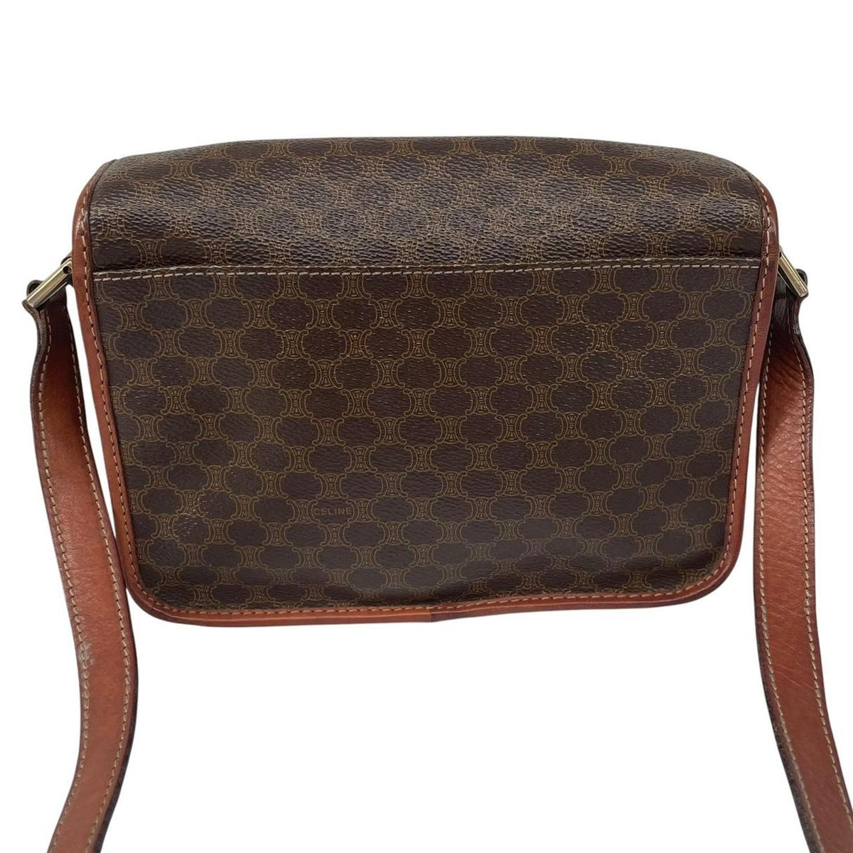 Pre-Loved Celine Macadam Canvas Shoulder Bag