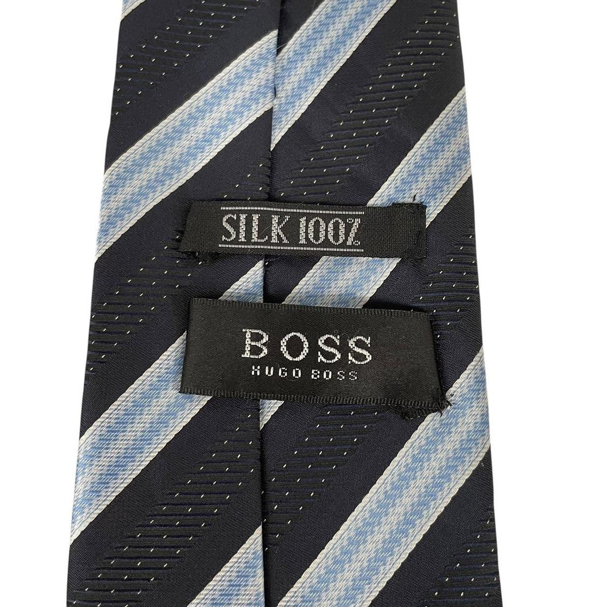Vintage Hugo Boss Striped Silk Tie