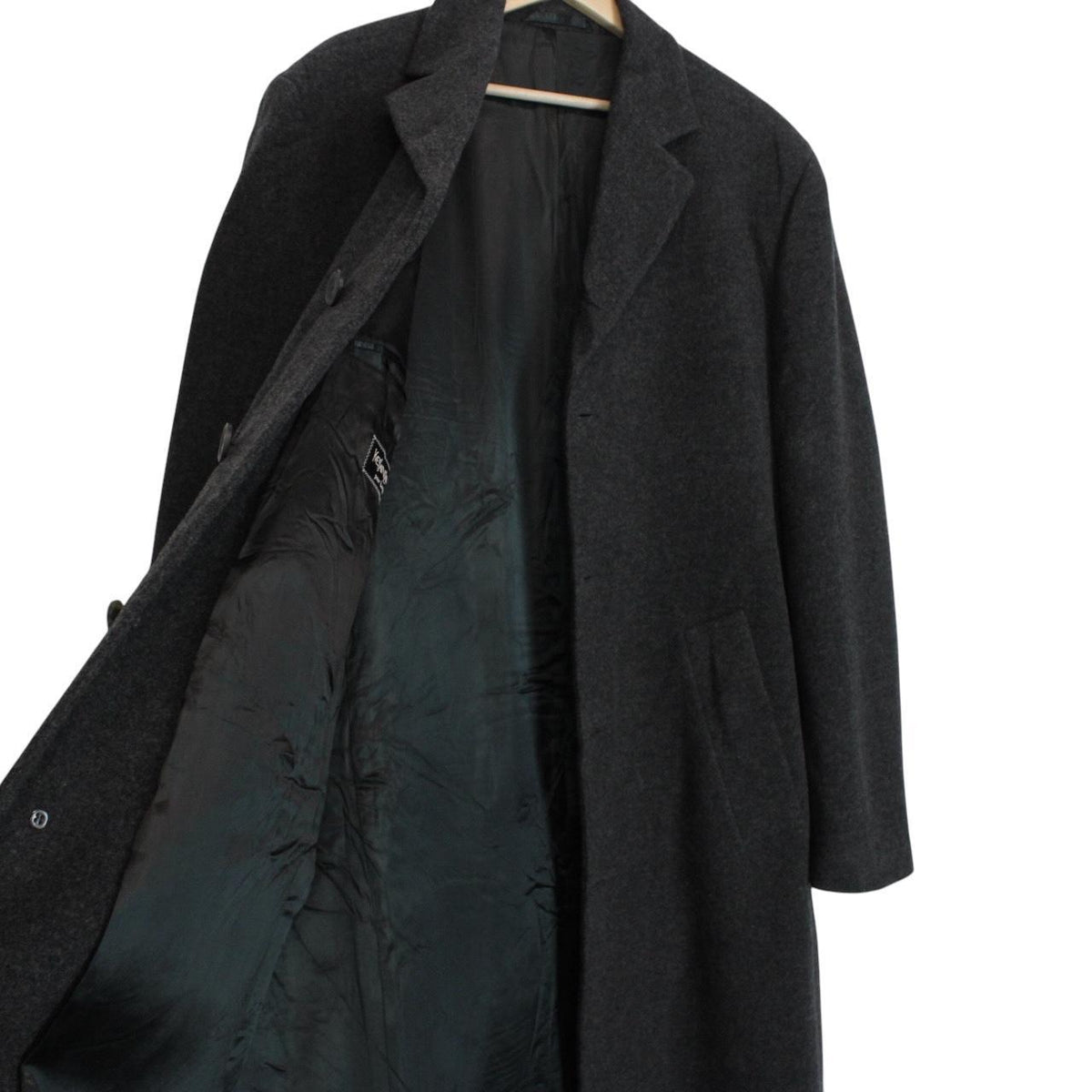 Vintage Yves Saint Laurent Wool Overcoat Large