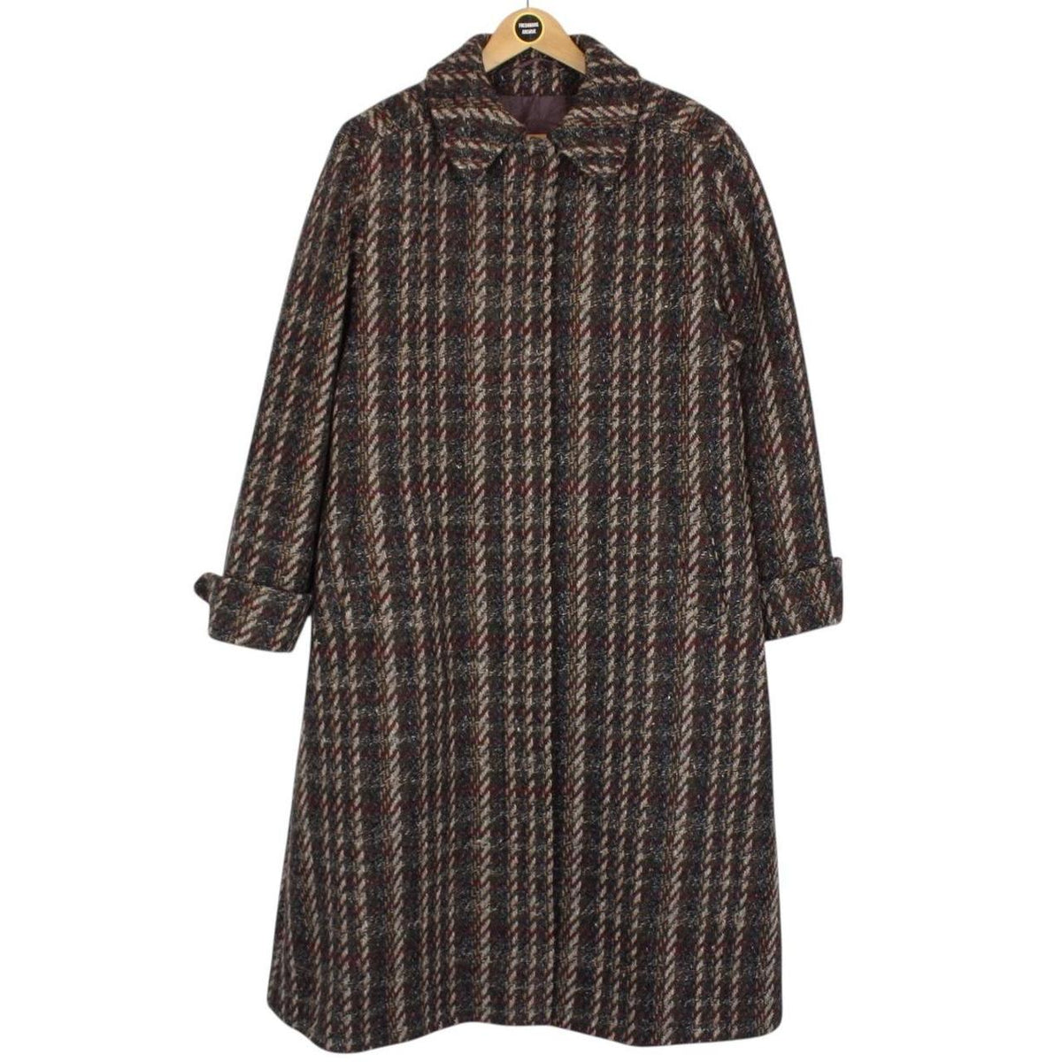Vintage 80s Aquascutum Wool Coat Large