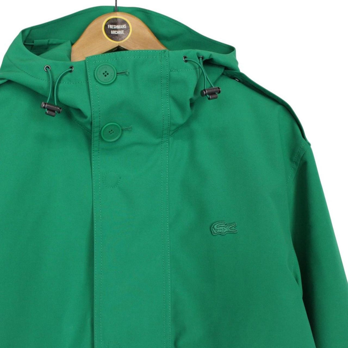 Lacoste Waterproof Hooded Jacket Small