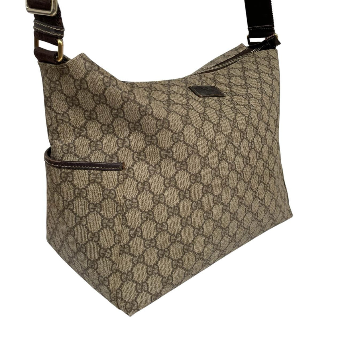 Pre-Loved Gucci Supreme GG Monogram Diaper Changing Shoulder Bag