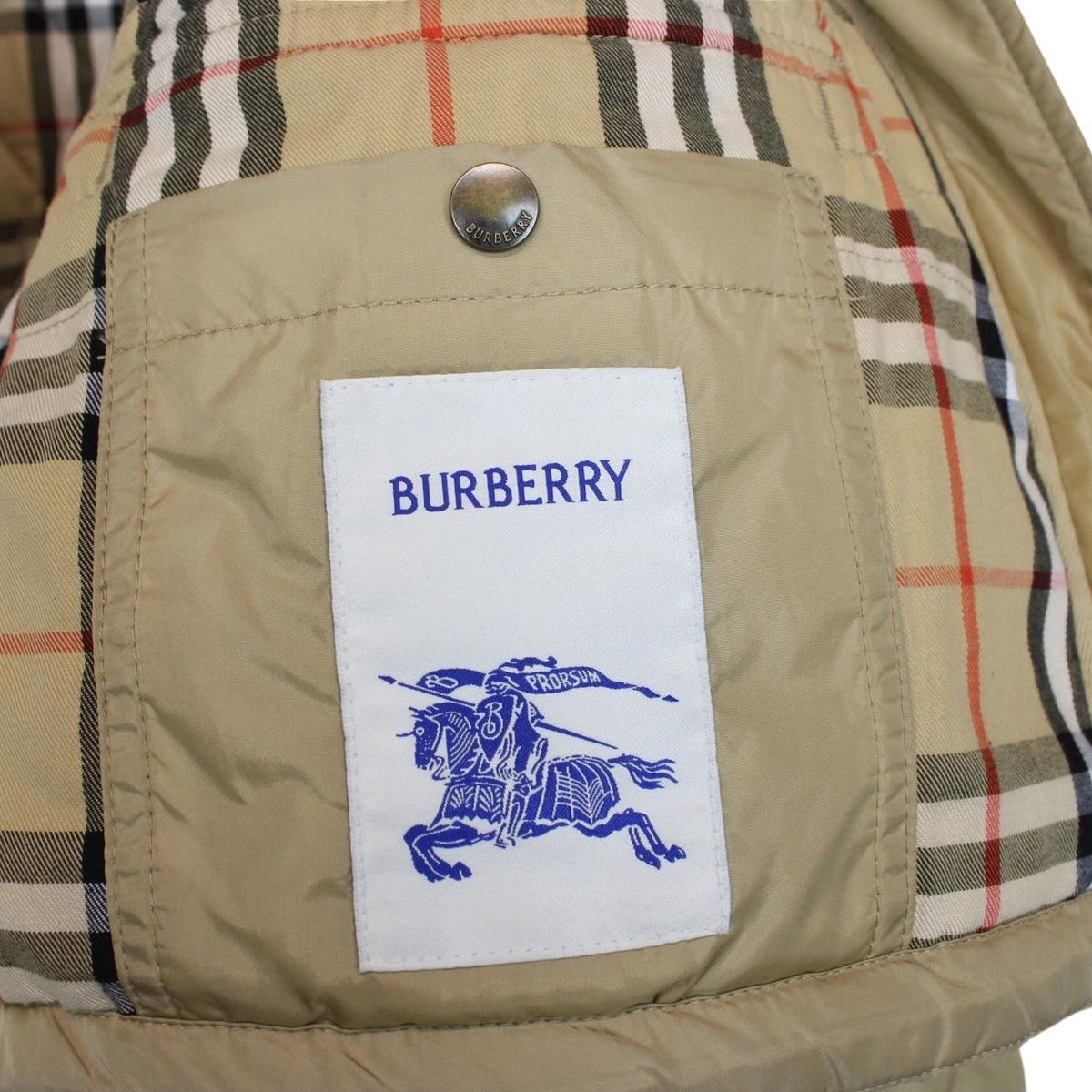 Burberry Cropped Diamond Quilted Jacket Large