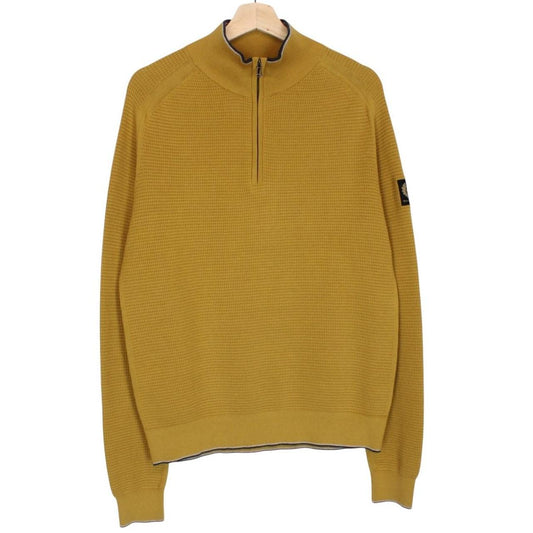 Belstaff Cole Glaze 1/4 Zip Jumper Medium