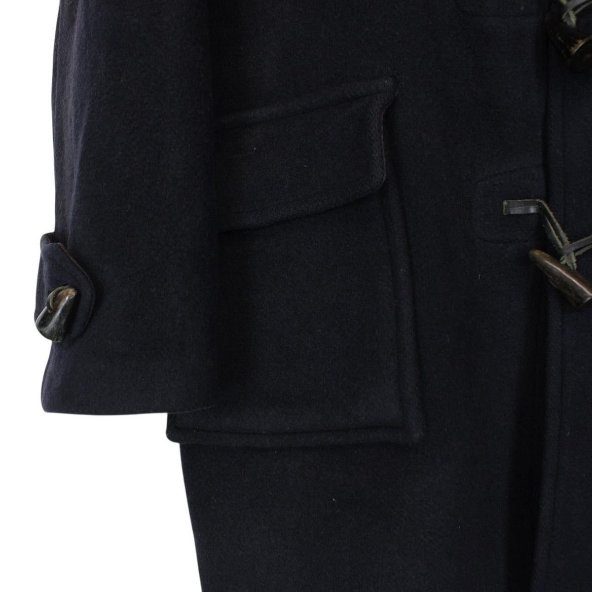 Vintage 90s Burberry Wool Duffle Coat XXL