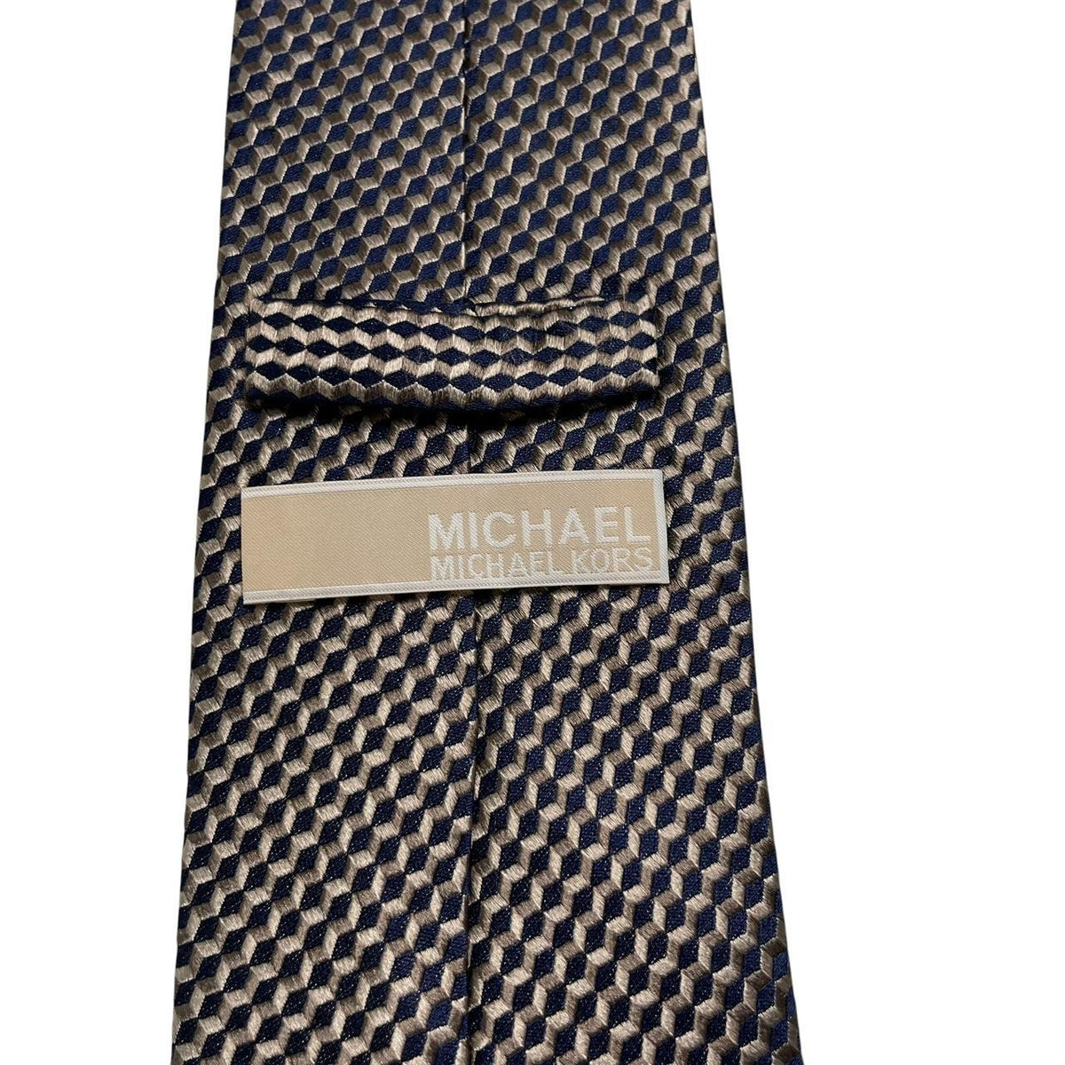 Michael Kors Geometric Pattern Silk Tie