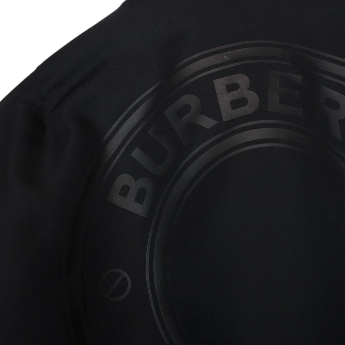 Burberry Logo Print Bomber Jacket Small