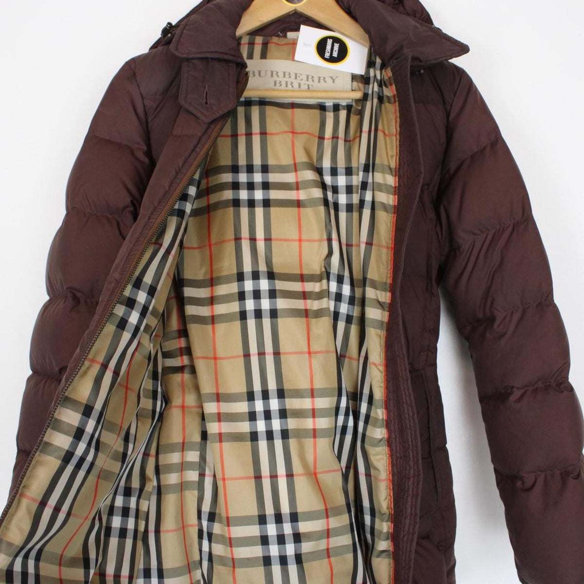 Burberry Brit Belted Puffer Jacket XS