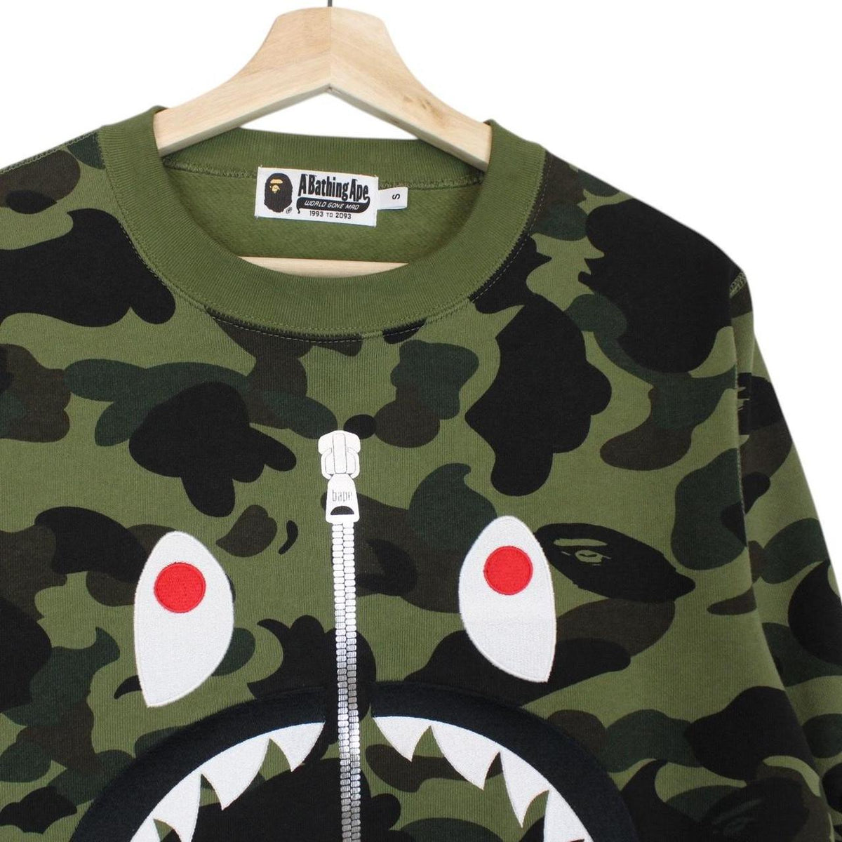 Bape 1st Camo Shark Sweatshirt Small