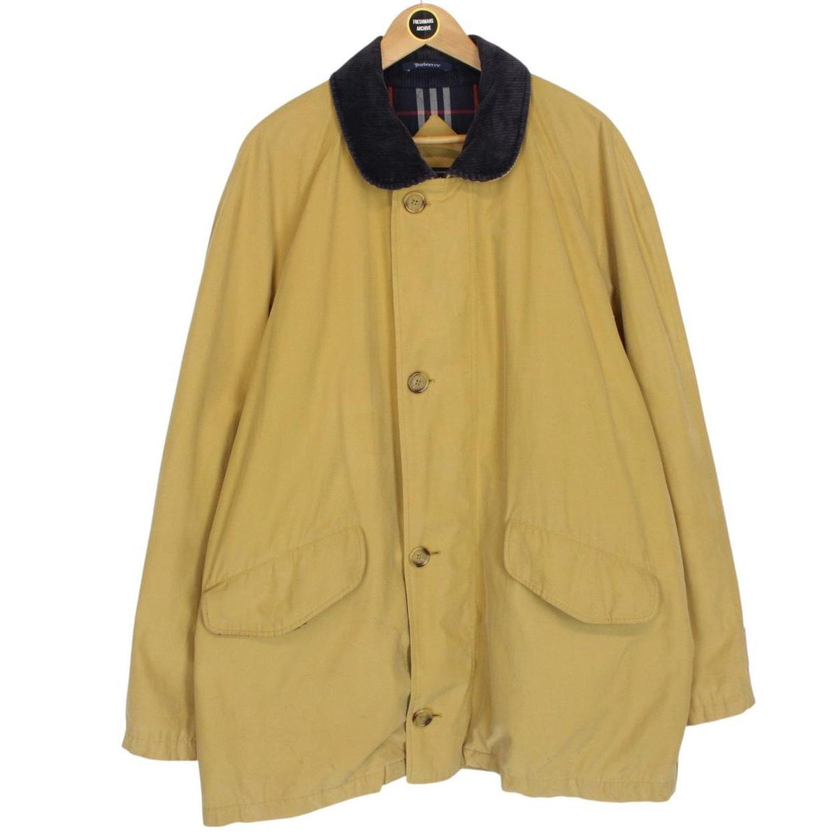 Vintage 90s Burberry Quilted Coat XXL