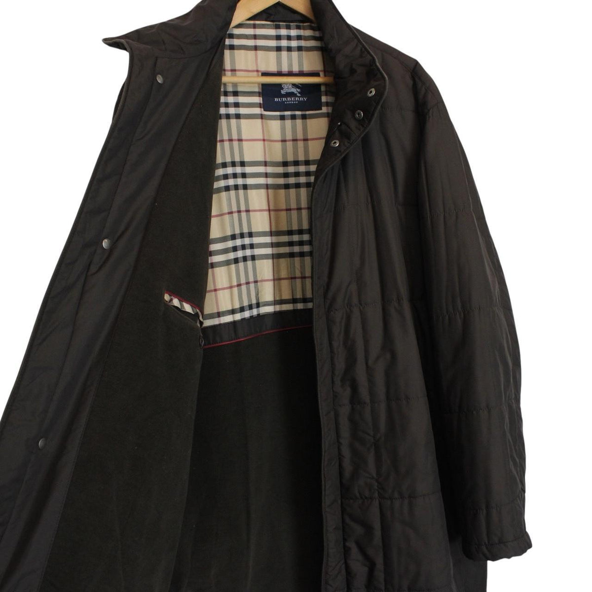 Vintage Burberry London Quilted Coat XL