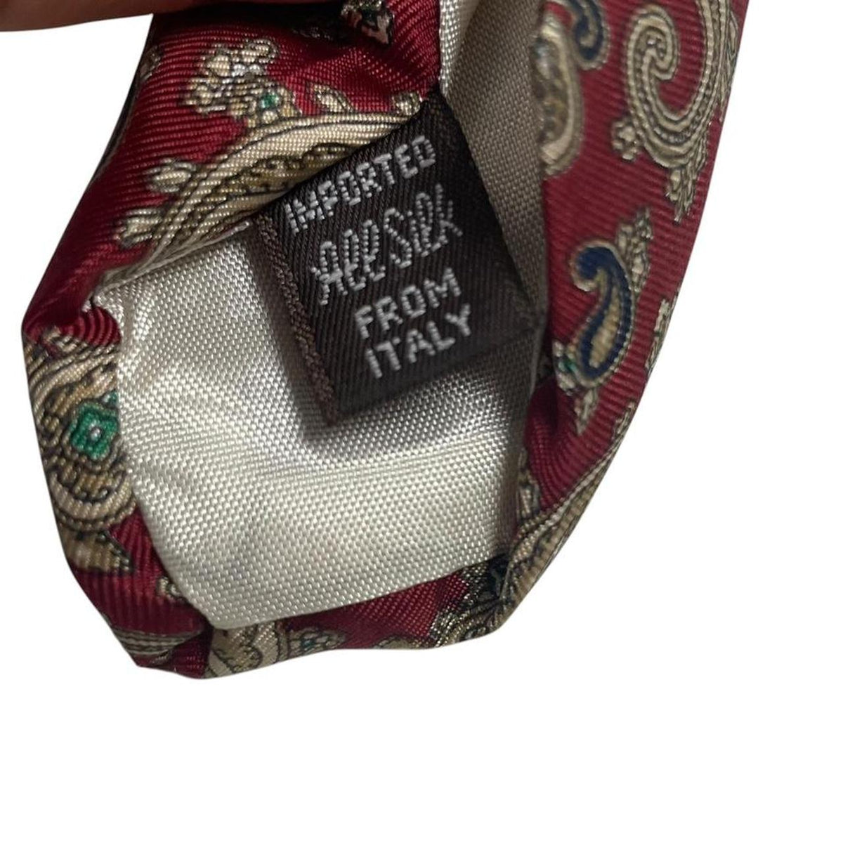 Vintage Givenchy Paisley Polyester Tie