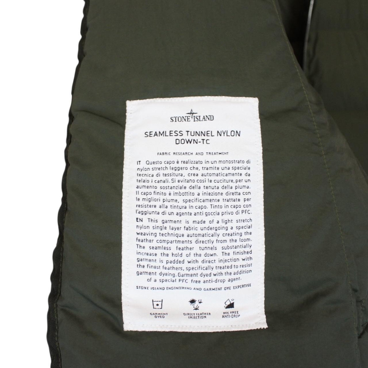 Stone Island AW 2023 Seamless Tunnel Nylon Down-TC Jacket XL