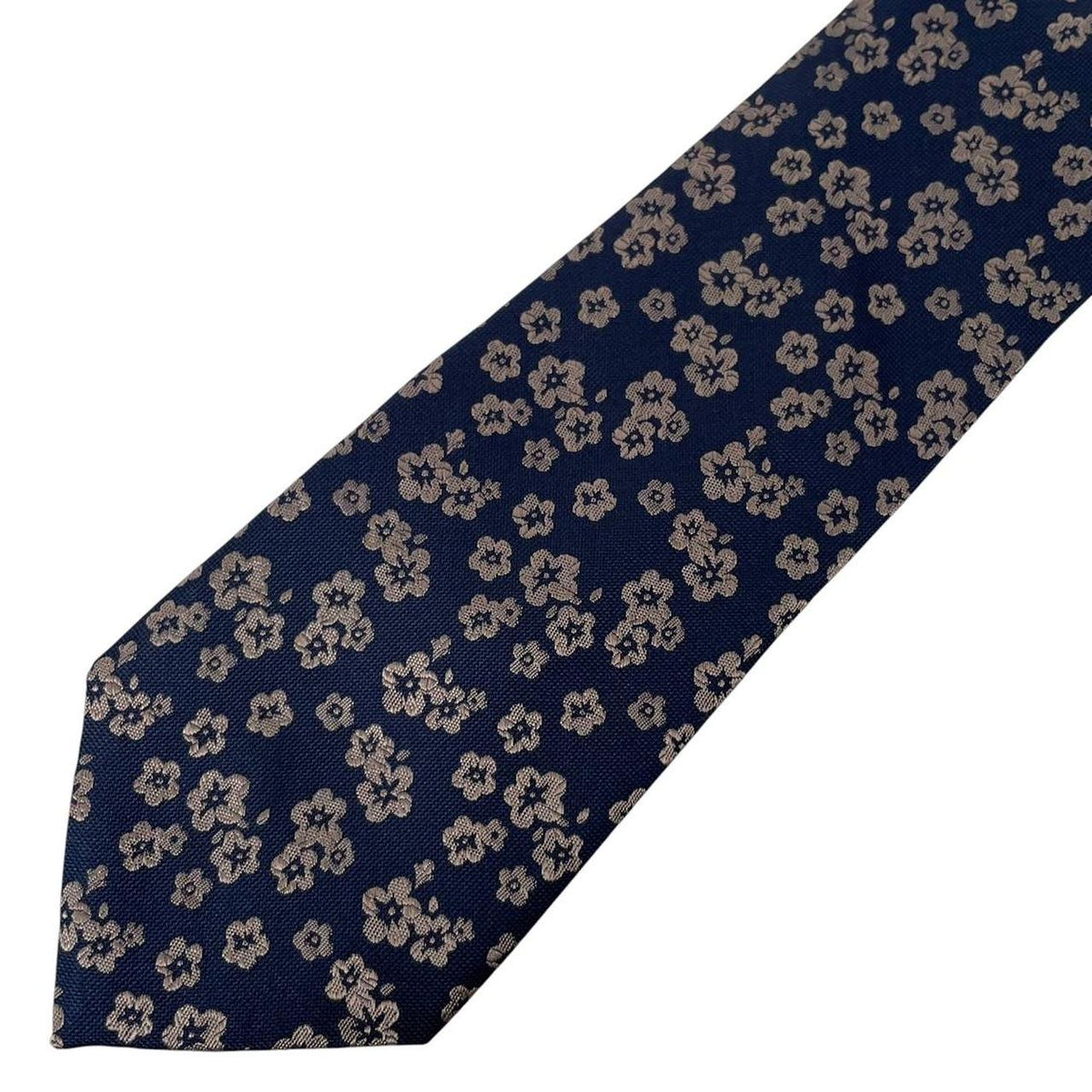 Michael Kors Floral Pattern Silk Tie
