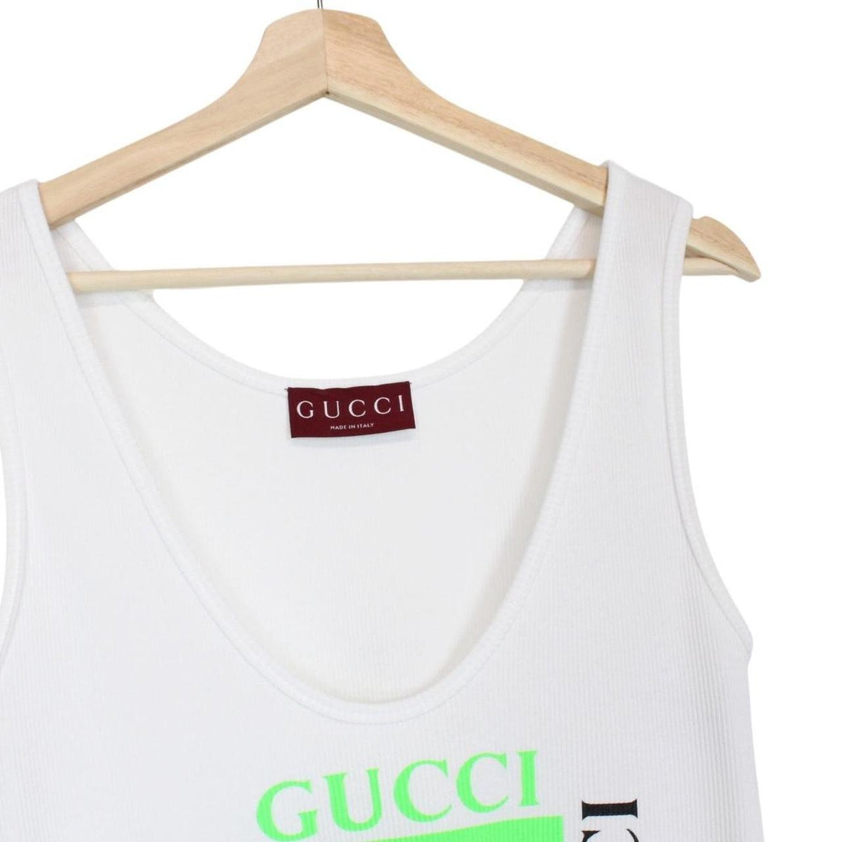Gucci Logo Print Vest Tank Top Medium