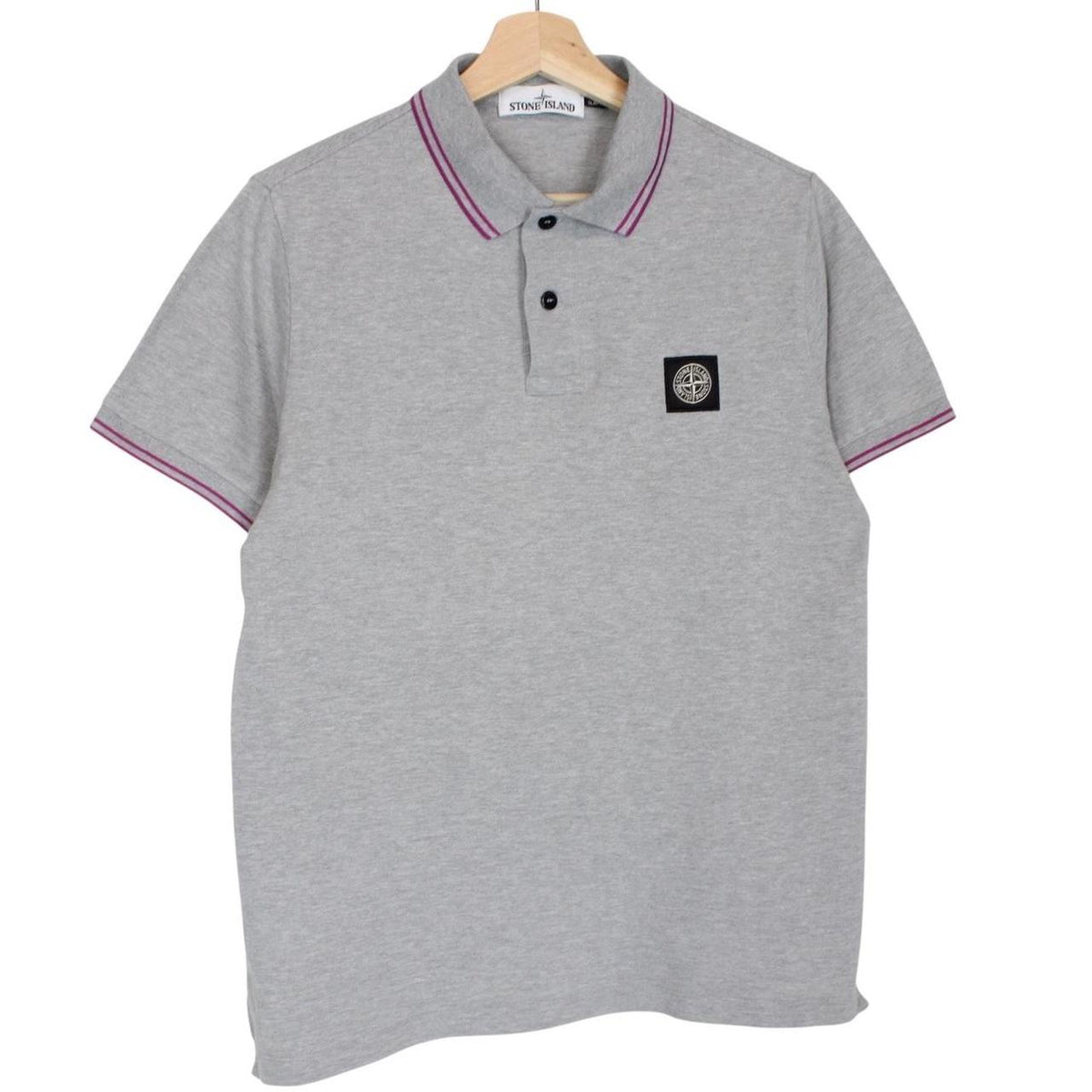 Stone Island Compass Polo Shirt Small