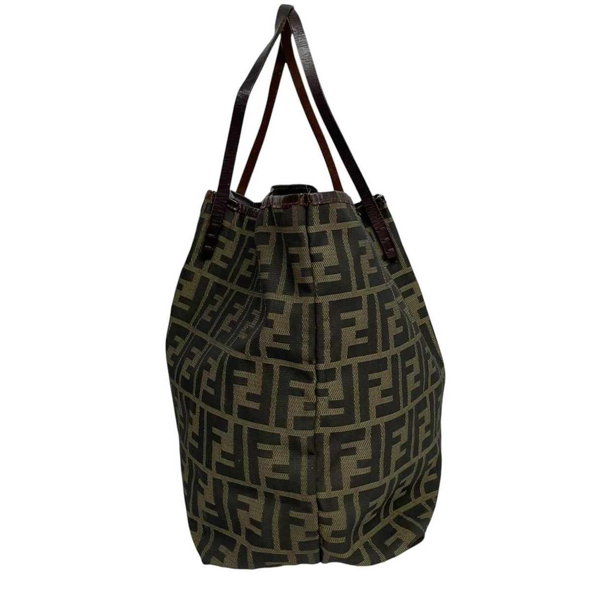 Pre-Loved Fendi Monogram Canvas Tote Bag with Purse
