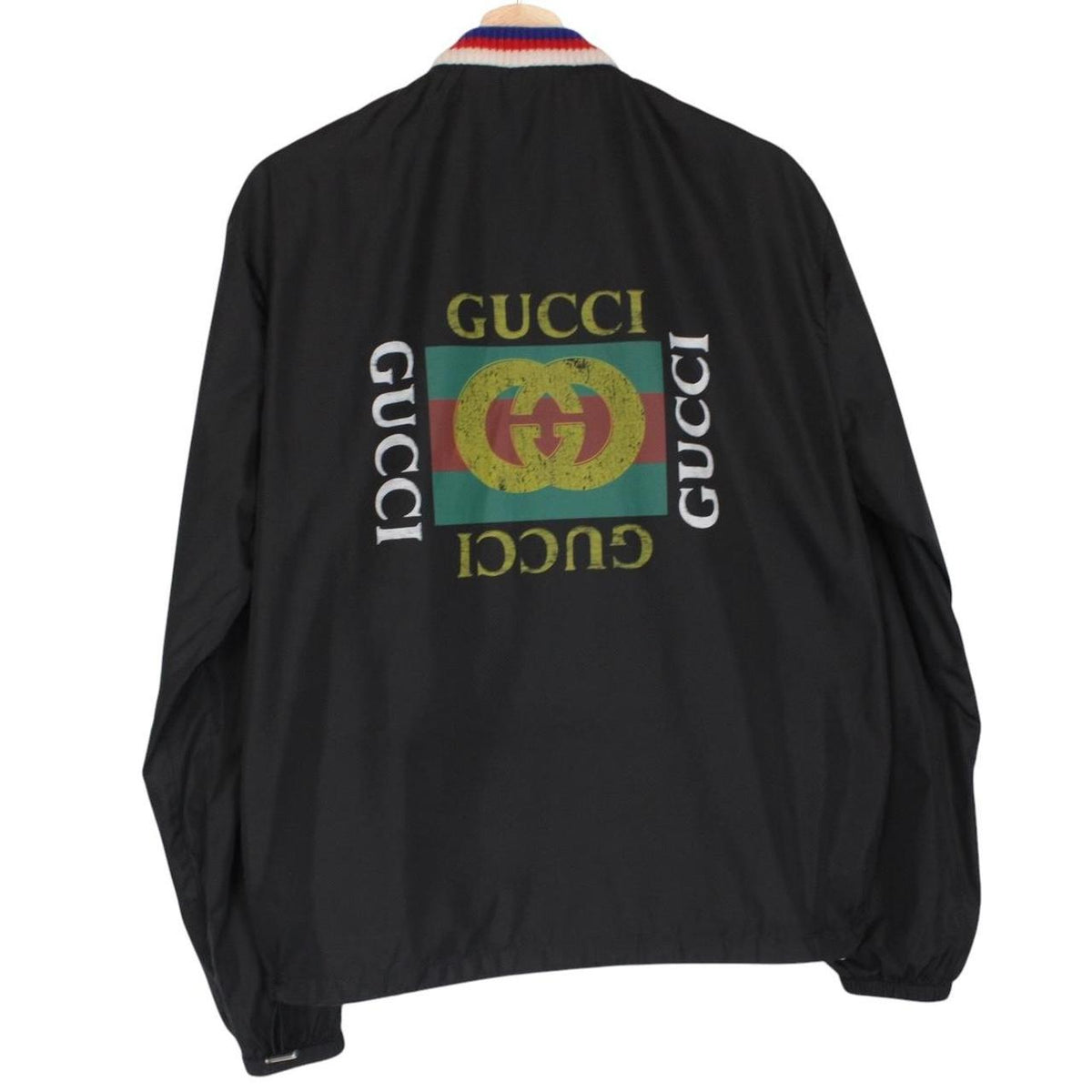 Gucci Logo Print Windbreaker Jacket Medium