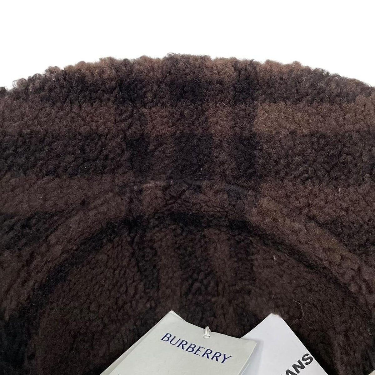 Burberry Fleece Reversible Bucket Hat Medium