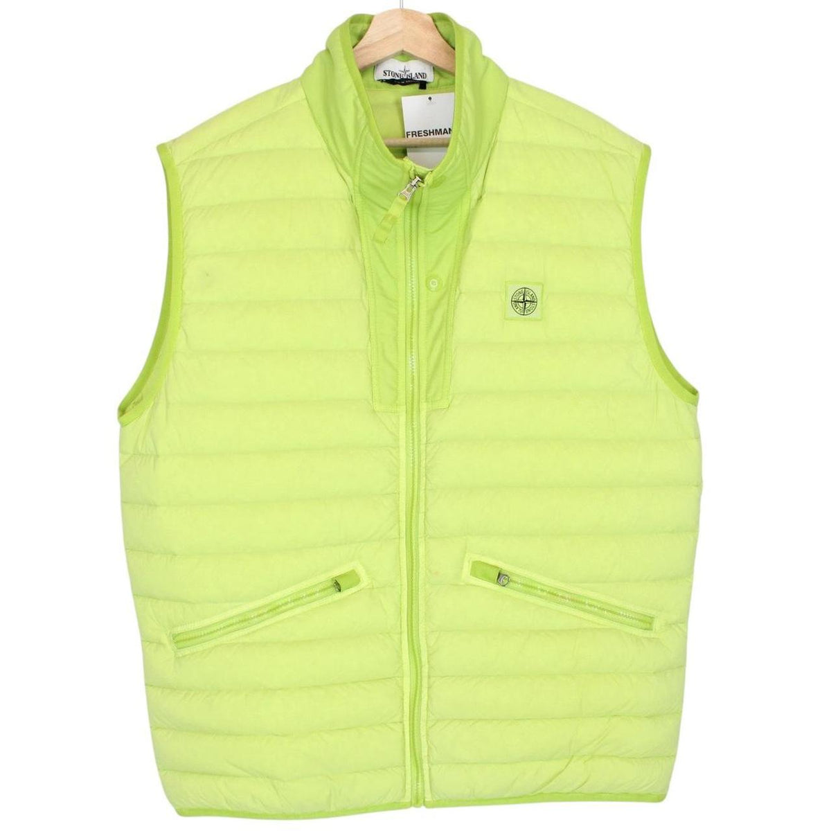 Stone Island AW 2019 Loom Woven Chambers Down Gilet XL