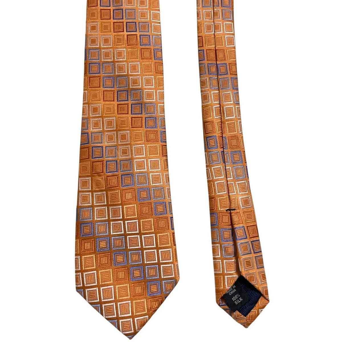 Michael Kors Geometric Pattern Silk Tie