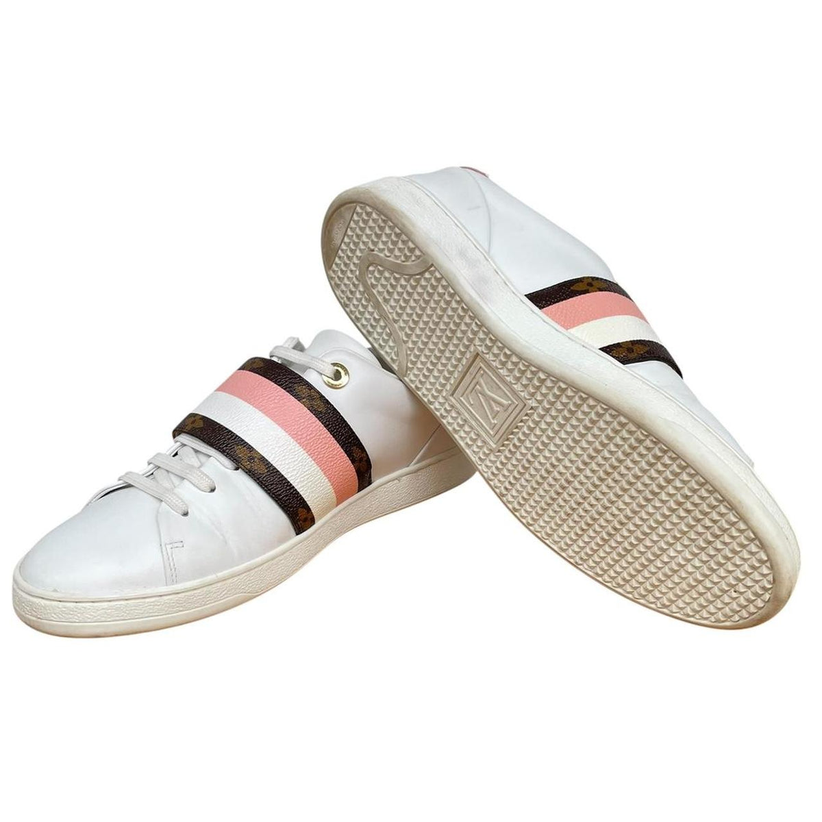 Louis Vuitton Frontrow Leather Trainers UK 5