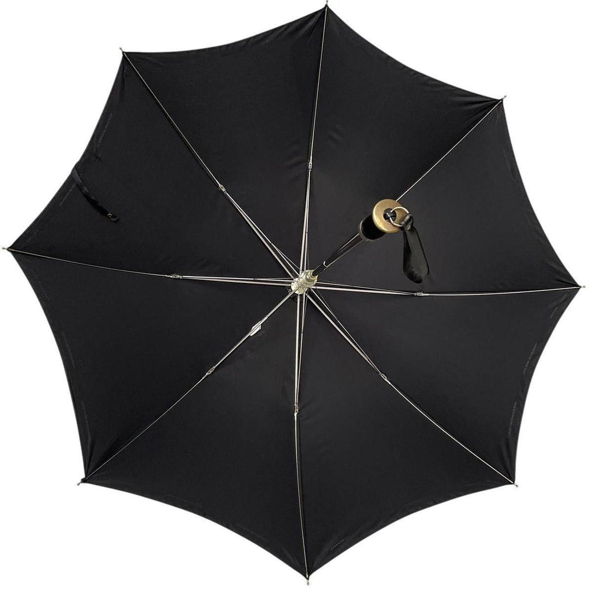 Vintage 80s Burberry Umbrella with Nova Check Cover