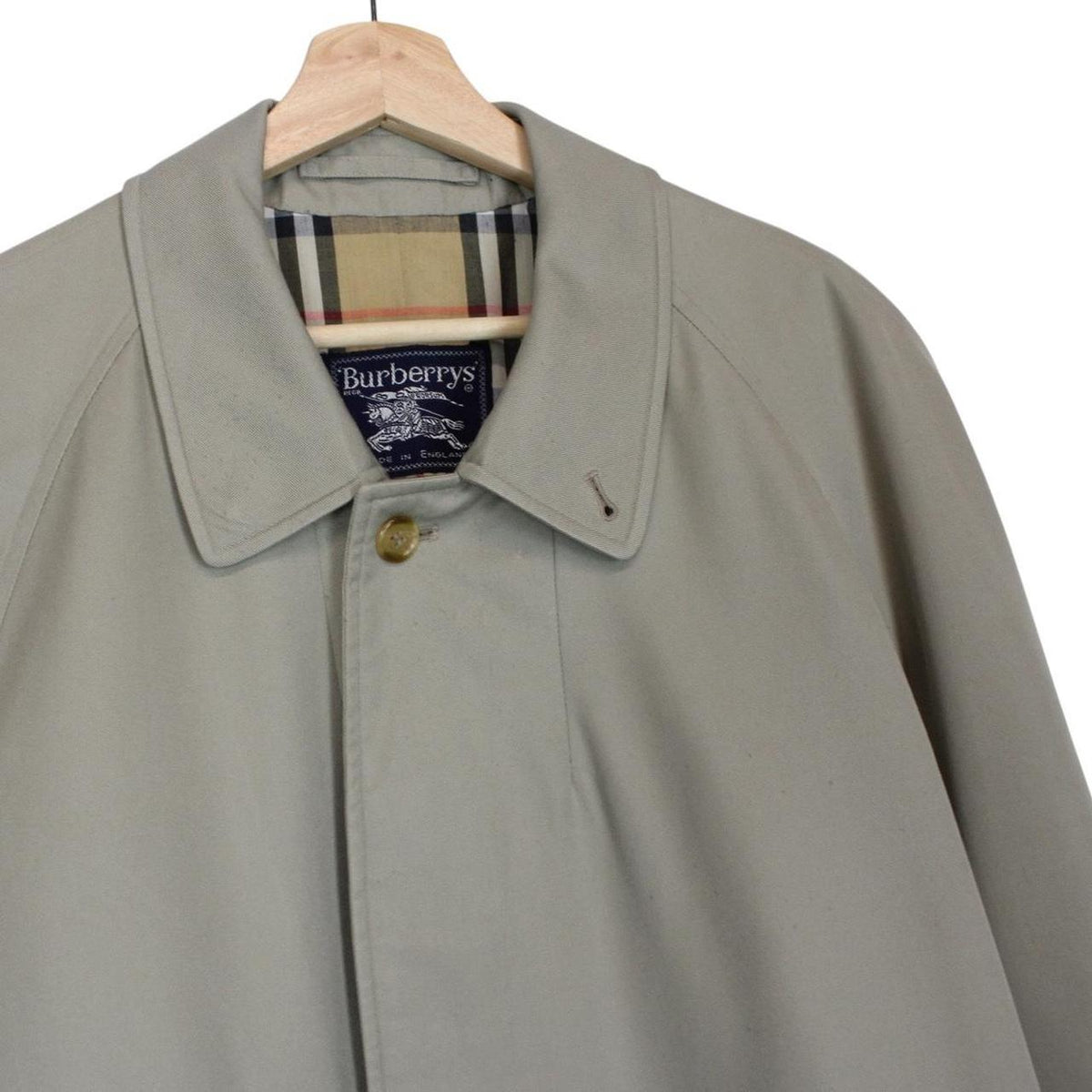 Vintage 90s Burberry Trench Coat Large