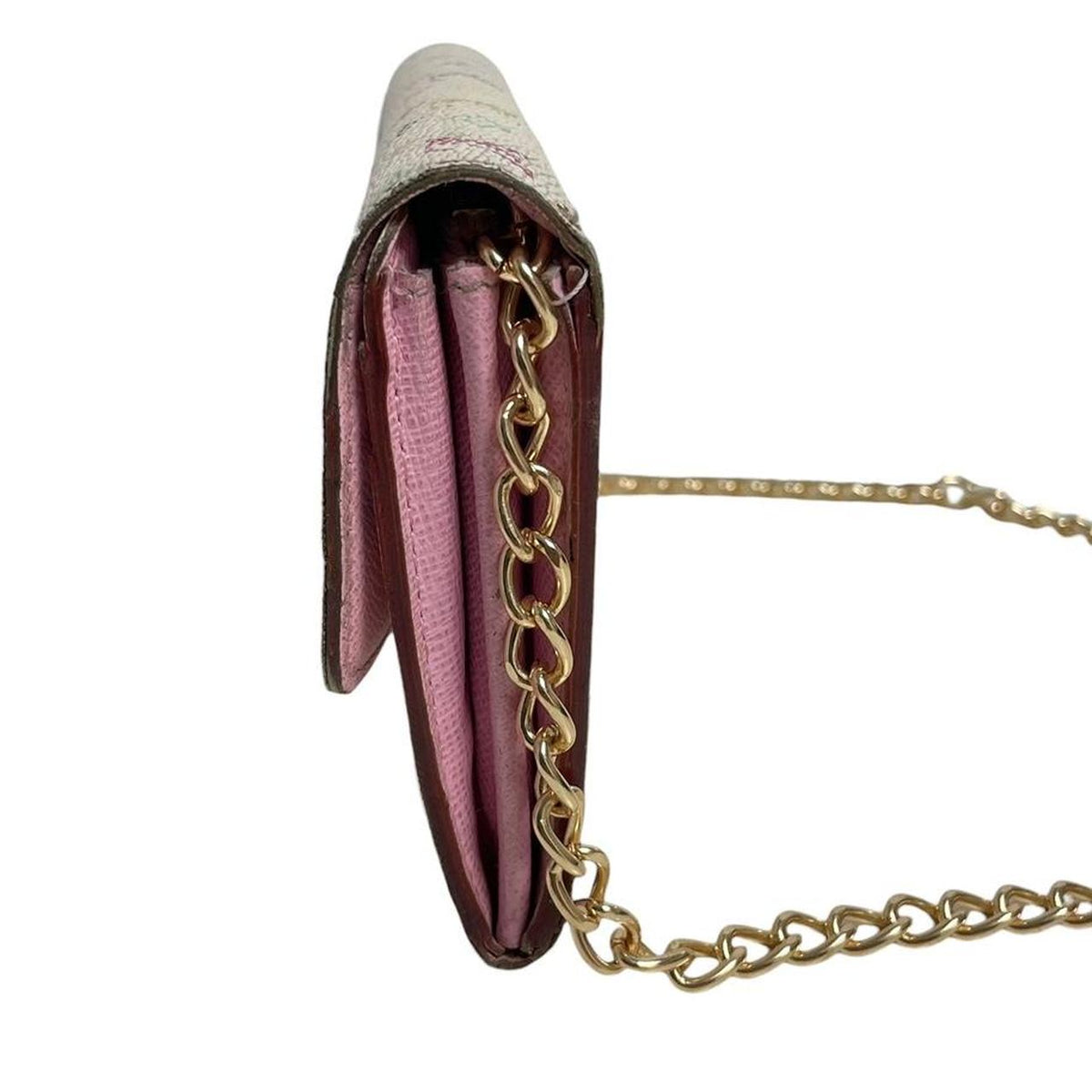Pre-Loved Louis Vuitton x Takashi Murakami Sarah Crossbody Wallet