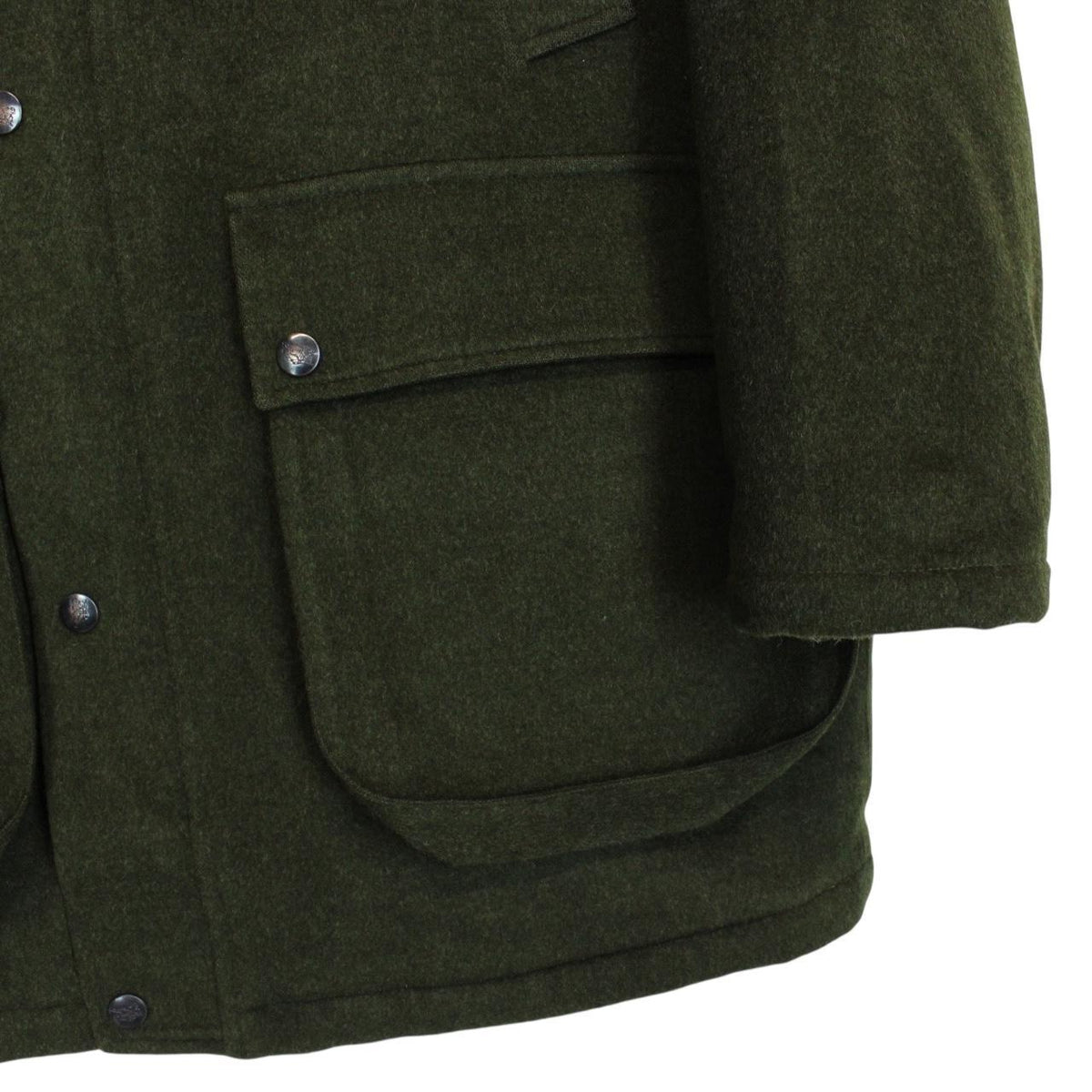 Vintage 90s Burberry Alpaca Wool Coat Large