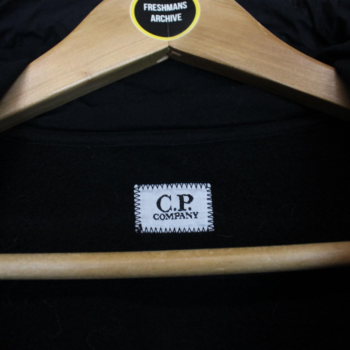 CP Company Diagonal Fleece Goggle Lens Hoodie Small
