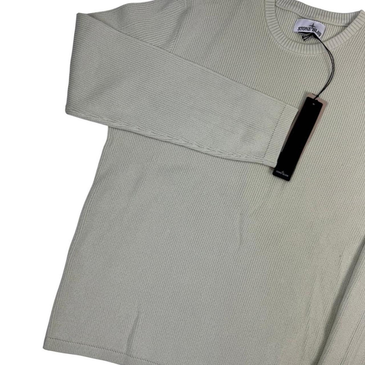 Stone Island Organic Cotton Waffle Knit Jumper
