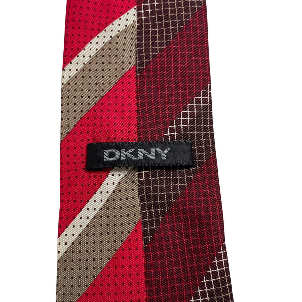 Vintage DKNY Striped Silk Tie