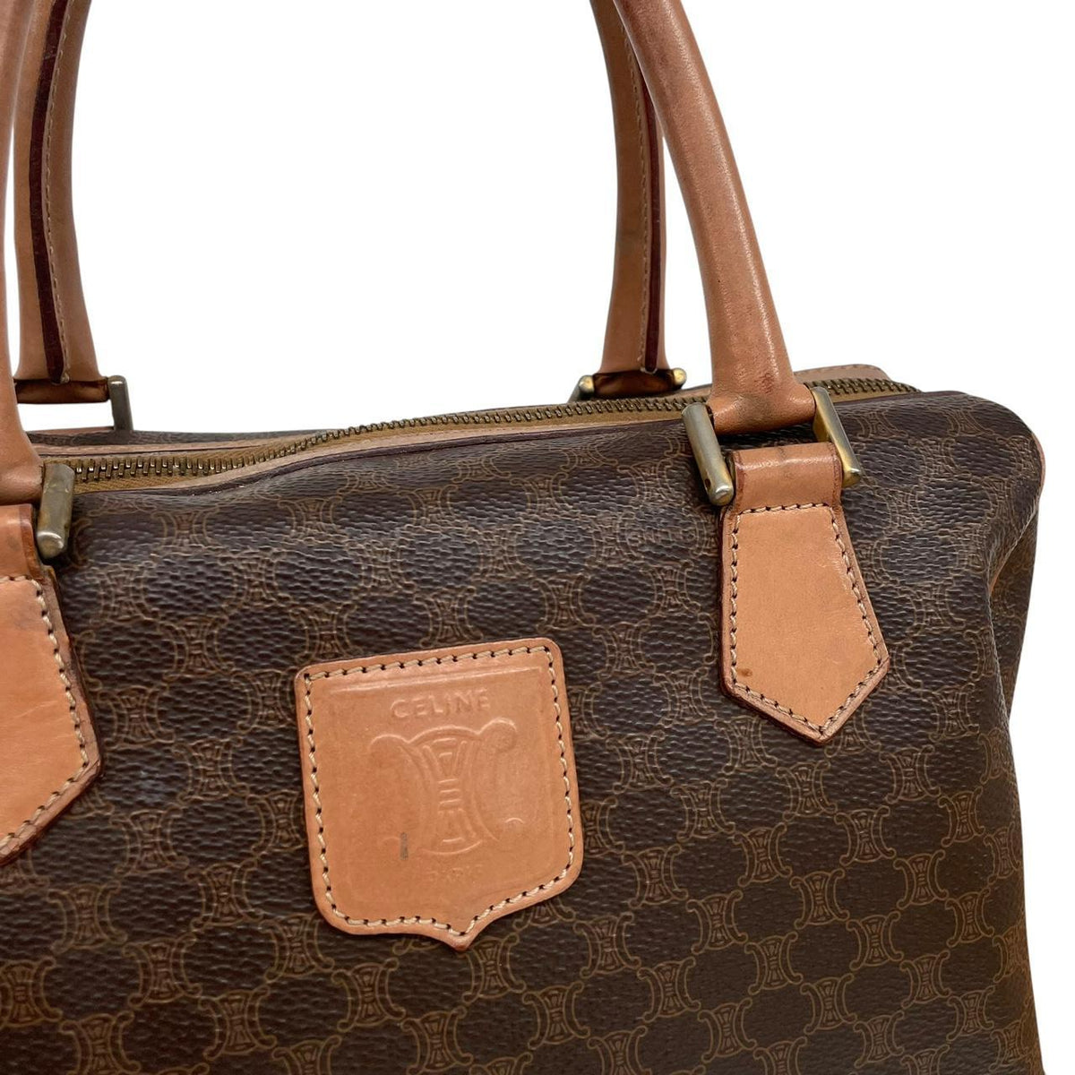 Pre-Loved Celine Macadam Boston Bag