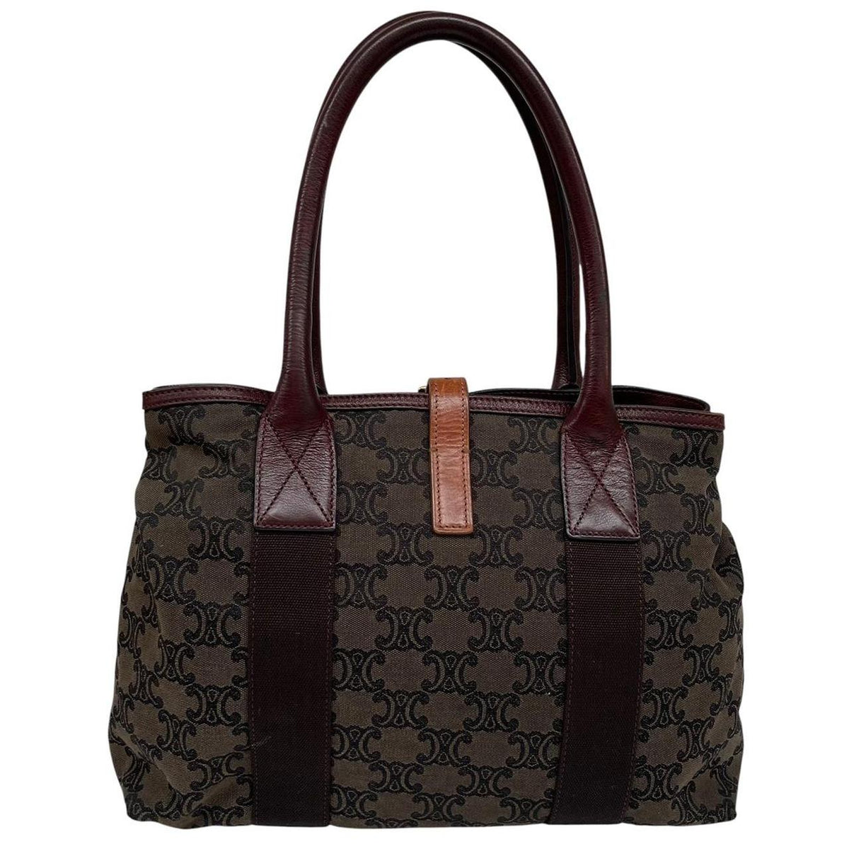 Pre-Loved Celine Macadam Triomphe Canvas Tote Bag