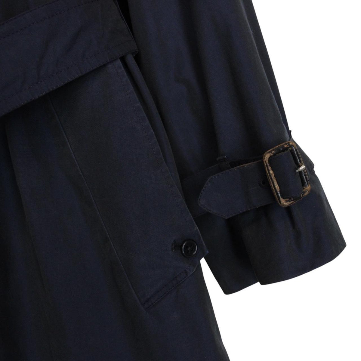 Vintage 90s Aquascutum Belted Trench Coat Large