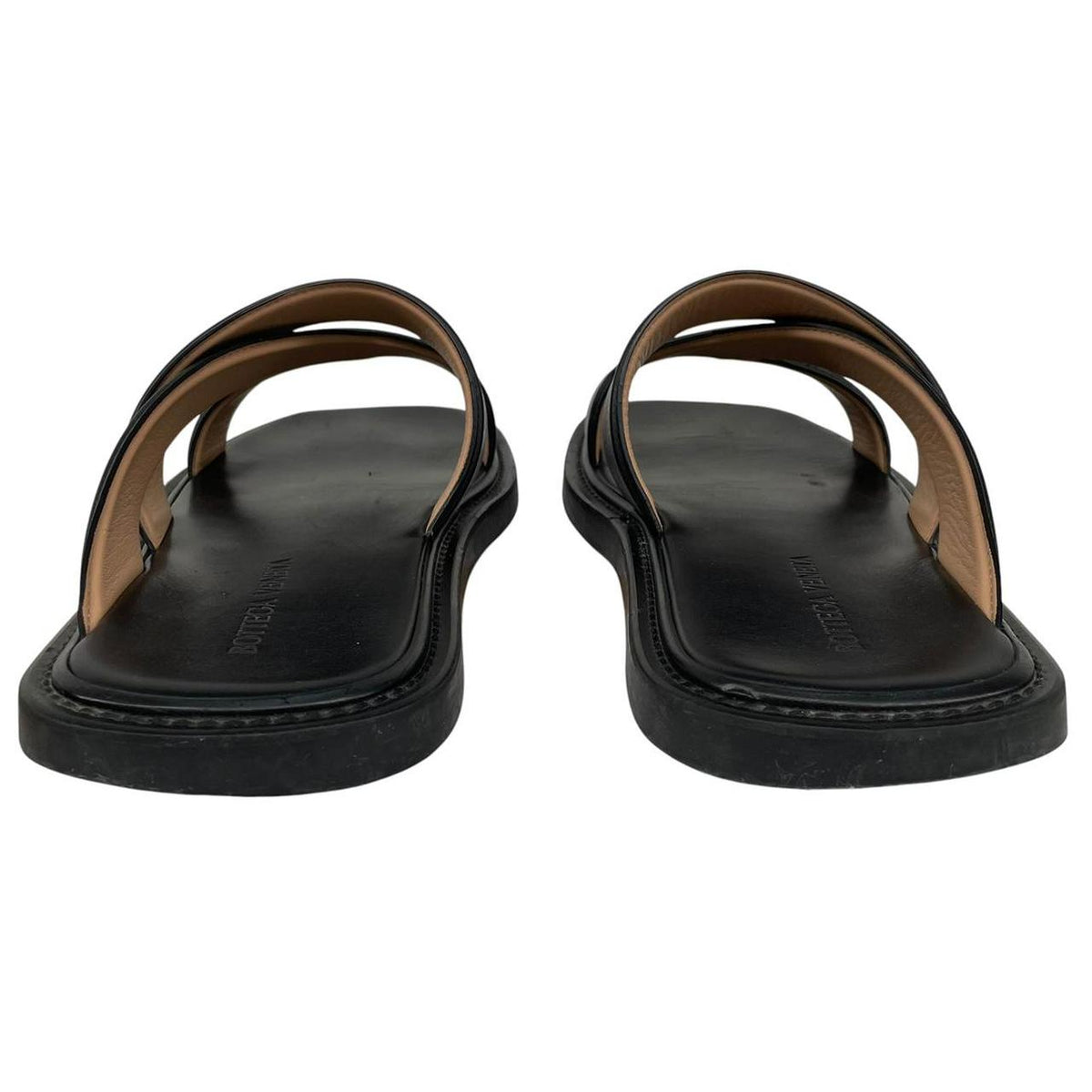 Bottega Veneta Calf Leather Band Sandals UK 10